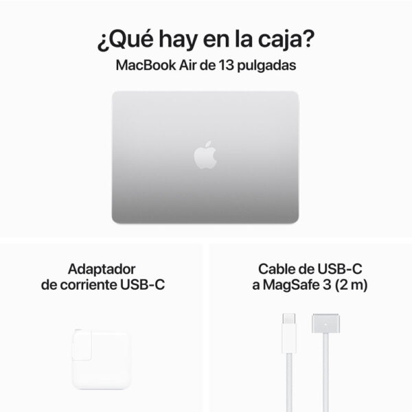 MacBook Air 15" Chip M3 16GB 256GB 35W Plata