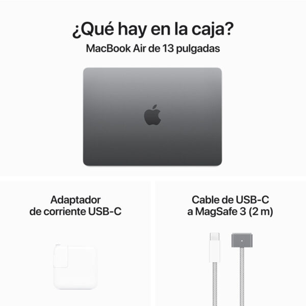 MacBook Air 15" Chip M3 16GB 512GB Gris espacial