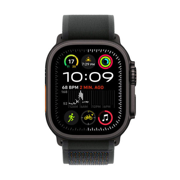 Apple Watch Ultra 2 49 mm Titanio Negro Alpine Loop Verde Oscuro (Large)