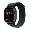 Apple Watch Ultra 2 49 mm Titanio Negro Alpine Loop Verde Oscuro (Small)