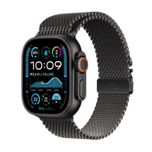 Apple Watch Ultra 2 49 mm Titanio Negro Milanese Loop Negro (Large)