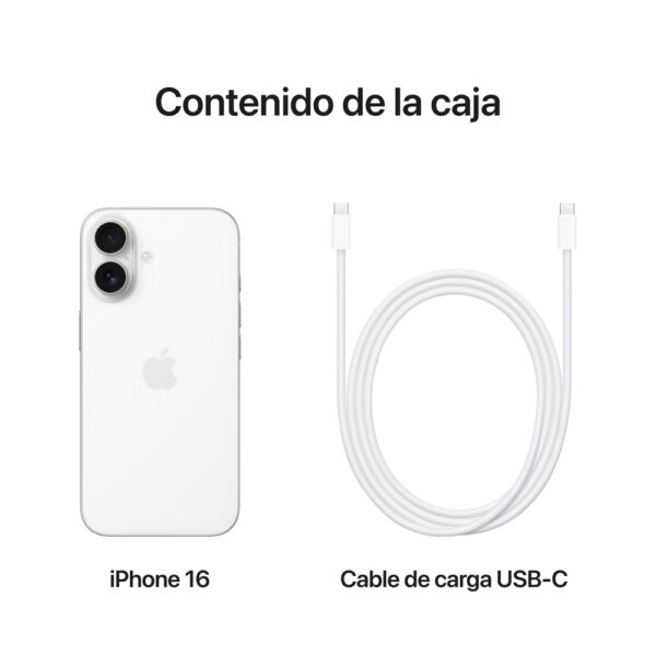 iPhone 16 128GB Blanco