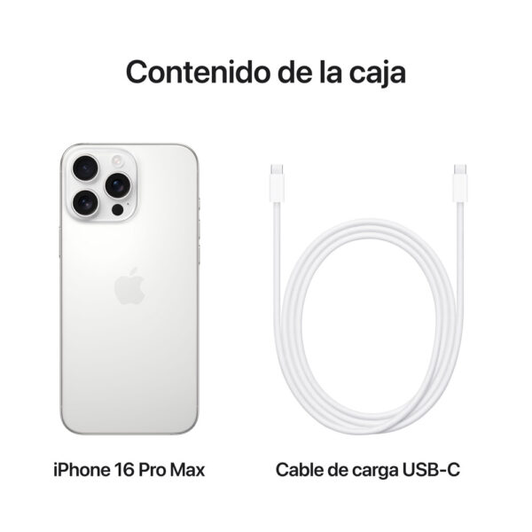 iPhone 16 Pro Max 1TB Titanio Blanco
