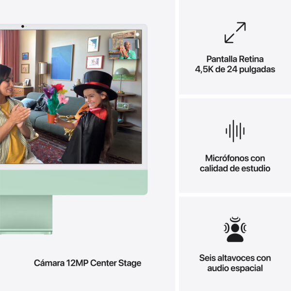 iMac 24" Chip M4 16GB 512GB GPU 10 N Azul