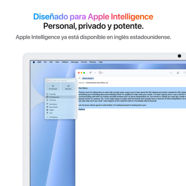 iMac 24" Chip M4 16GB 512GB GPU 10 N Azul