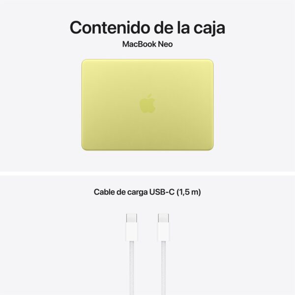 MacBook Neo 512GB Magic Keyboard con Touch ID Cítrico MacBook Neo 512GB Magic Keyboard con Touch ID Cítrico