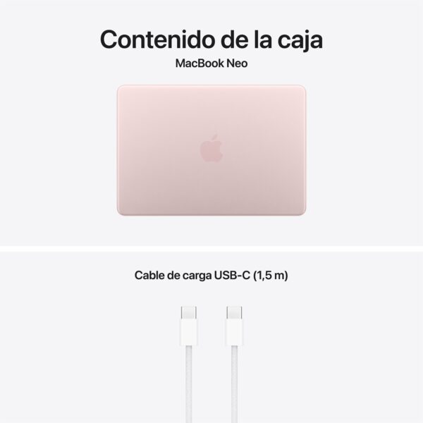 MacBook Neo 512GB Magic Keyboard con Touch ID Rosa nube MacBook Neo 256GB Magic Keyboard Rosa nube