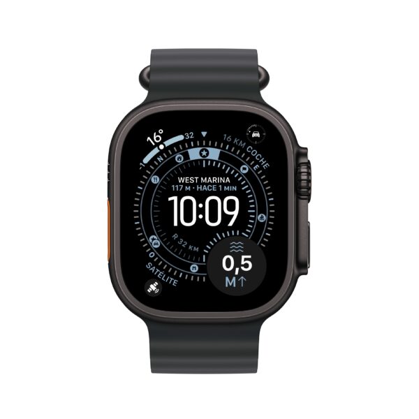Apple Watch Ultra 3 49mm Titanio Negro Ocean Negro